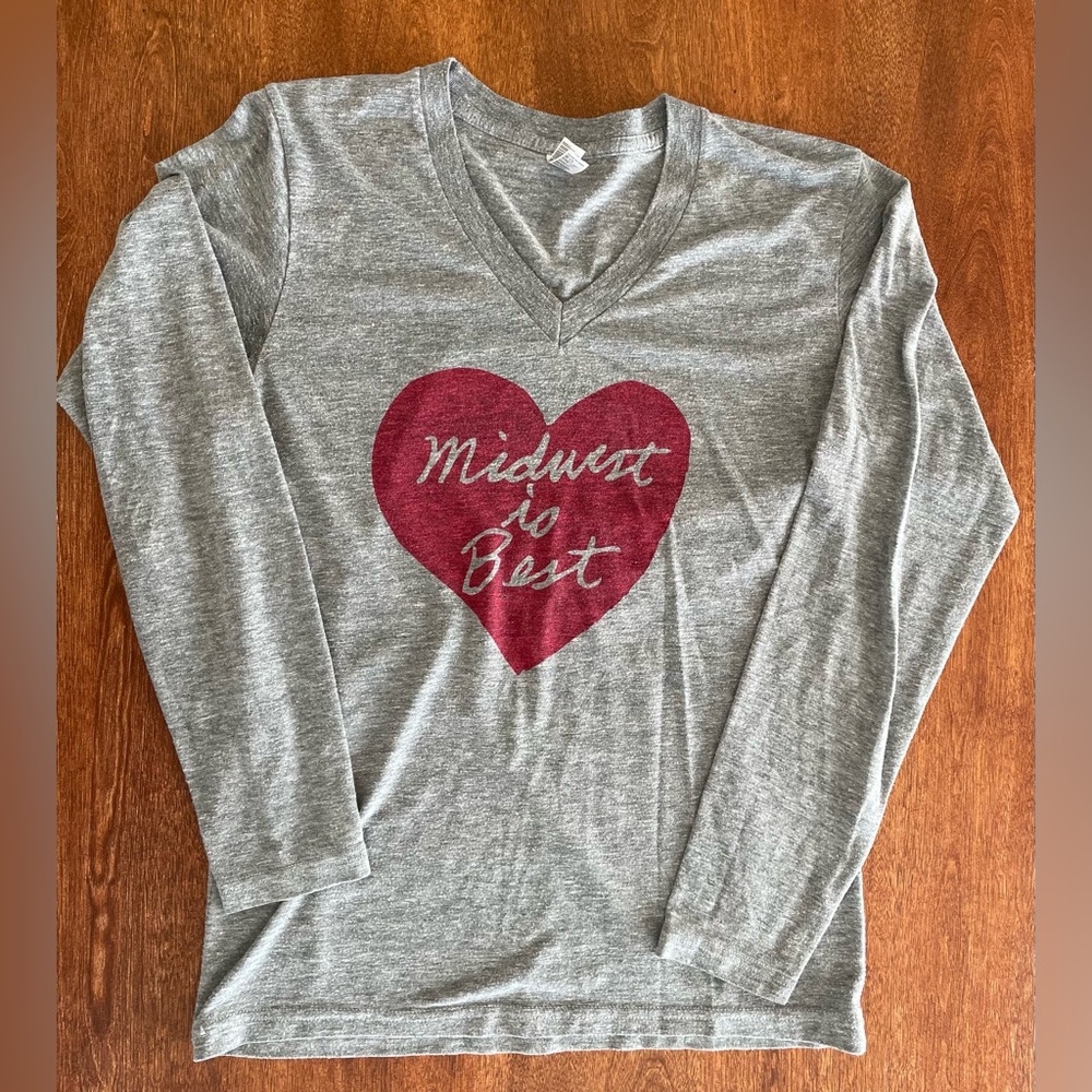 Midwest Is Best long sleeve tee